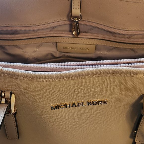 Michael Kors Tote Bag - Neutral Tan Color - Picture 4 of 15